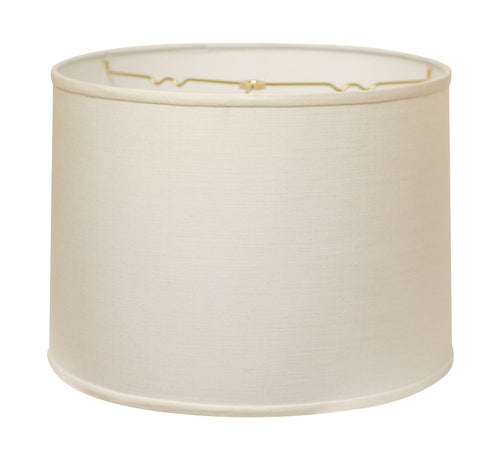 White Linen Drum Lamp Shade