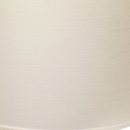 White Linen Drum Lamp Shade