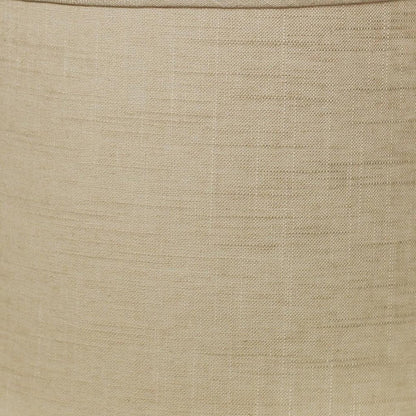 Light Yellow Linen Drum Lamp Shade