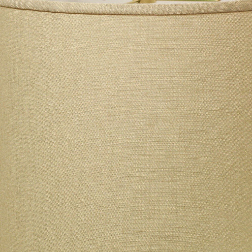 Beige Linen Drum Lamp Shade