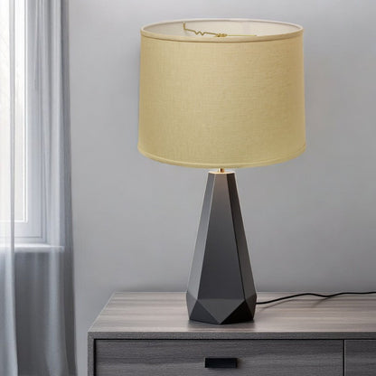 Beige Linen Drum Lamp Shade
