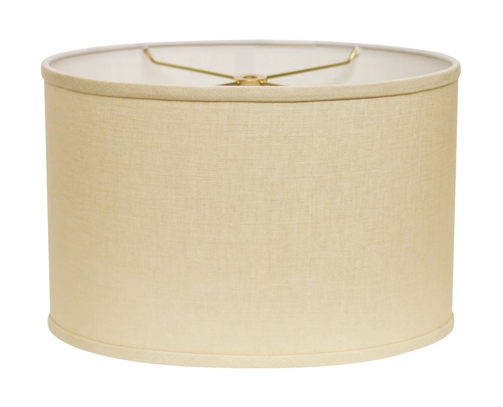Beige Linen Oval Lamp Shade