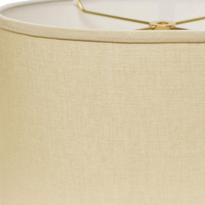 Beige Linen Oval Lamp Shade