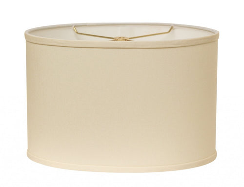 Ivory No Slub Innsbruck Oval Lamp Shade