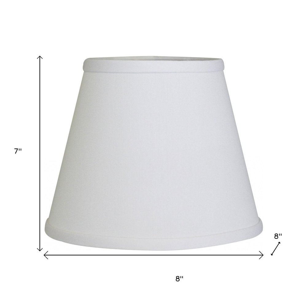 White No Slub Innsbruck Empire Lamp Shade