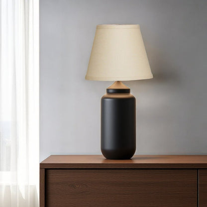 Beige Linen Empire Lamp Shade