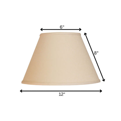 Beige Linen Empire Lamp Shade