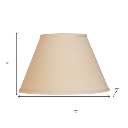 Beige Linen Empire Lamp Shade