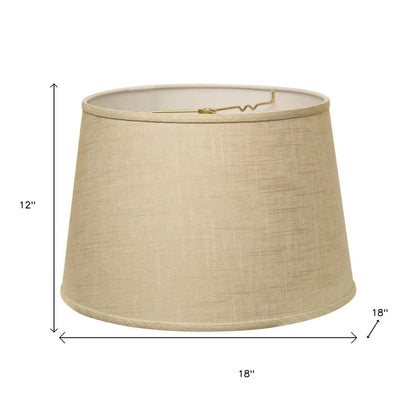 Light Yellow Linen Empire Lamp Shade
