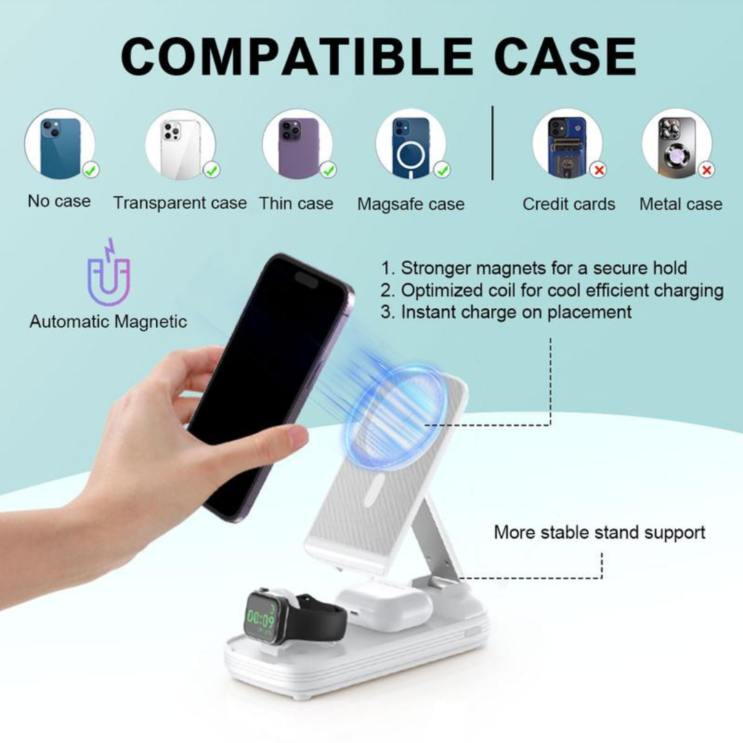 TriFold Wireless Power Bank