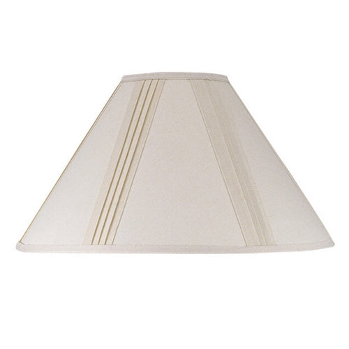 Off White Linen Pleated Empire Lamp Shade
