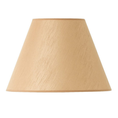 Golden Brown Linen Plain Empire Lamp Shade