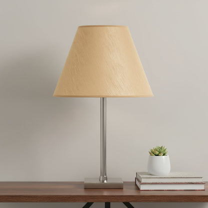 Golden Brown Linen Plain Empire Lamp Shade