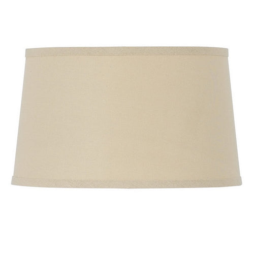 Tan Linen Drum Lamp Shade