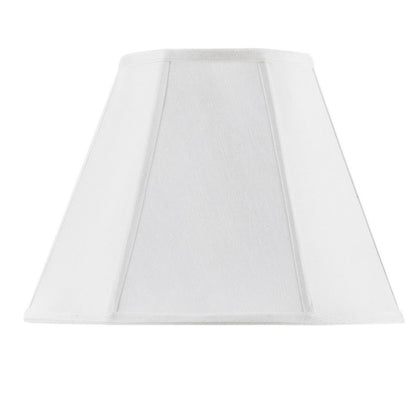 White Linen Piped Empire Lamp Shade
