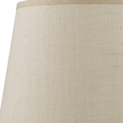 Light Brown Burlap Plain Drum Lamp Shade