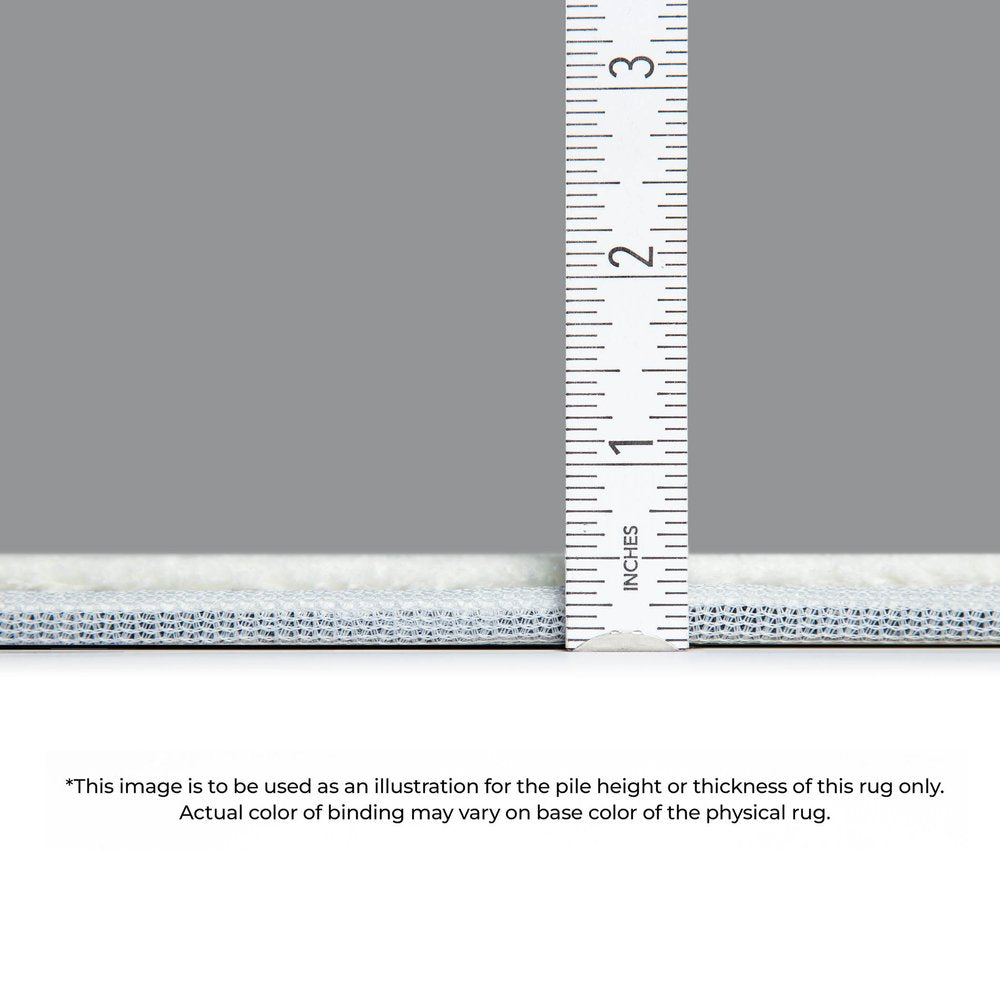 8' X 10' Ivory And Beige Abstract Washable Area Rug With UV Protection